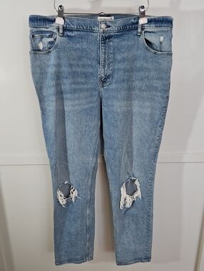 Abercrombie & Fitch 90s Straight Ultra High-Rise Jeans 35 20L